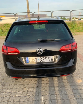 Volkswagen Golf cena 44900 przebieg: 154500, rok produkcji 2016 z Tykocin małe 67